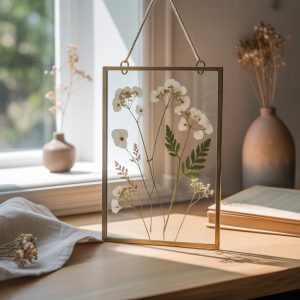 Pressed Flower Glass Frame